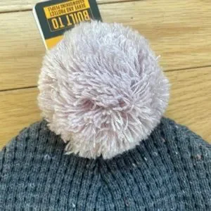 ✖️NEW FASHION FLOOR GREY HEATHER POM POM HEATHER ⭐️CARHARTT  hat  cap beanie NEW Carhartt Beanie - HEATHER GREY – Tates Rents main image 4